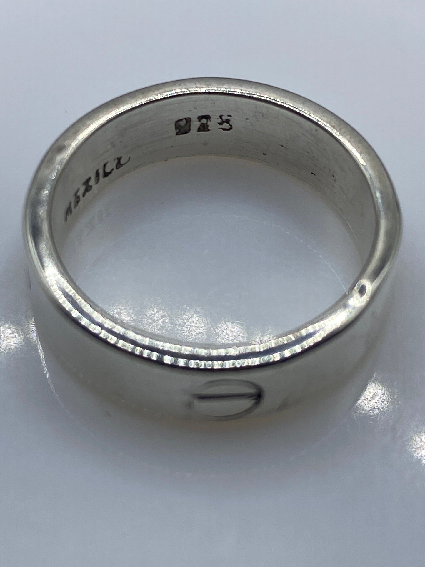 Anillo de Plata Maciza Banda Pulida — Minimalista .925 — foto 5