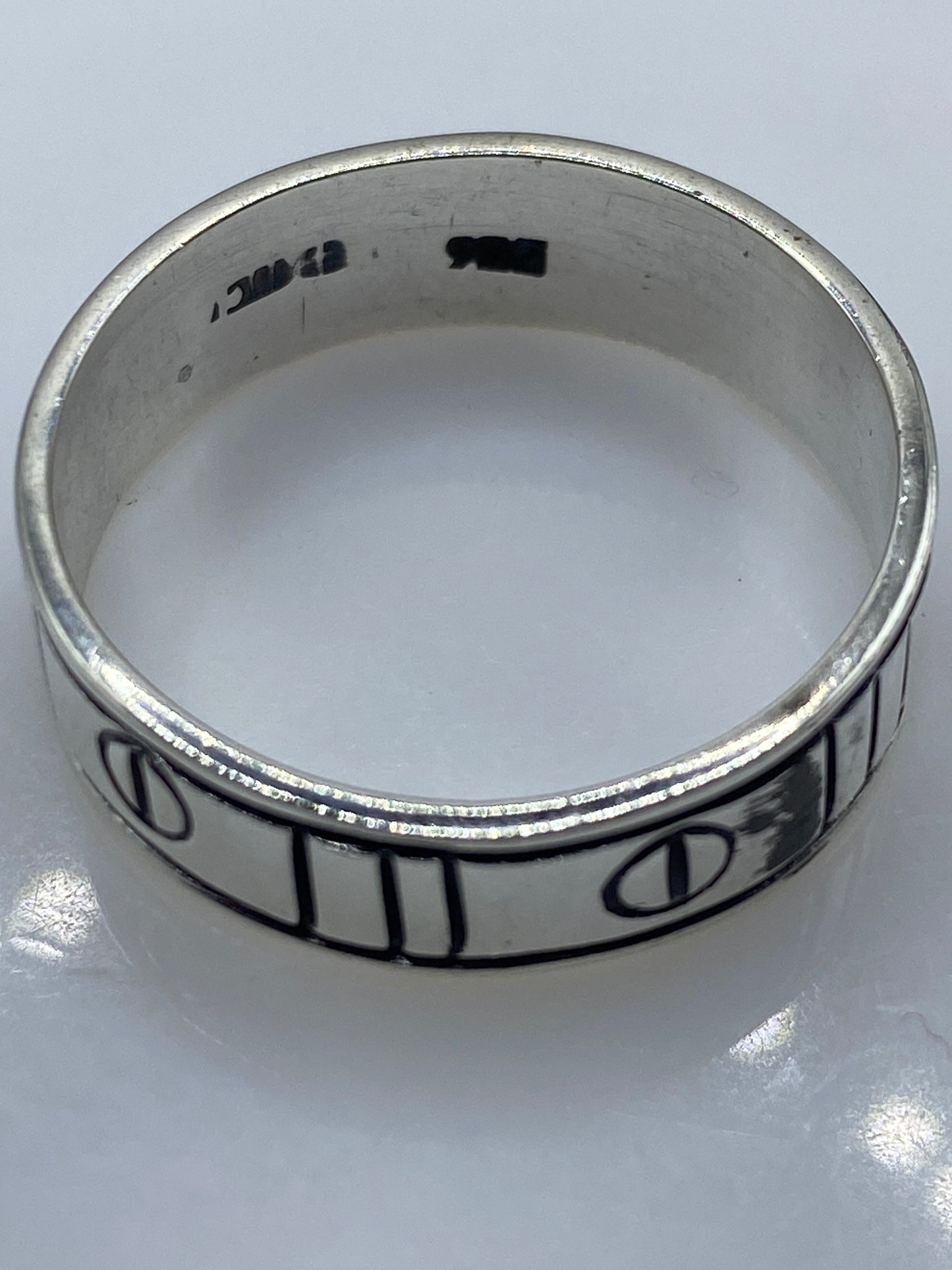 Anillo de Plata Sello Grabado Romano — Uso Diario — foto 5