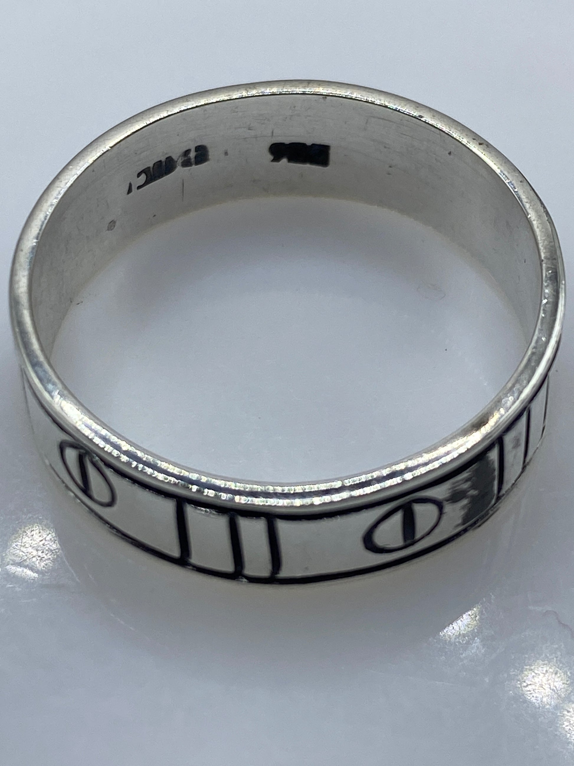 Anillo de Plata Sello Grabado Romano — Uso Diario — foto 5