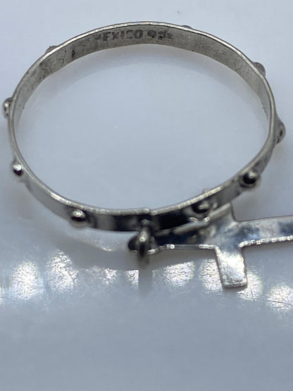 Anillo de Plata Cruz Minimalista — Unisex Diario — foto 5