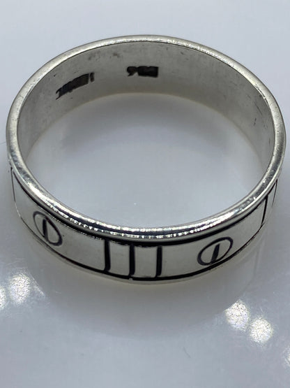 Anillo de Plata Sello Arquitectónico — Uso Diario Hombre — foto 5