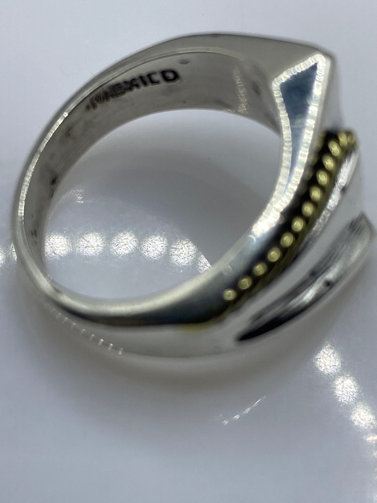 Anillo de Plata Macizo Retorcido — Diseño Moderno Taxco — foto 5
