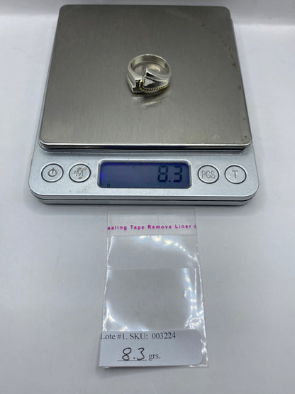Anillo de Plata Minimalista Retorcido — Uso Diario Para Él — foto 6