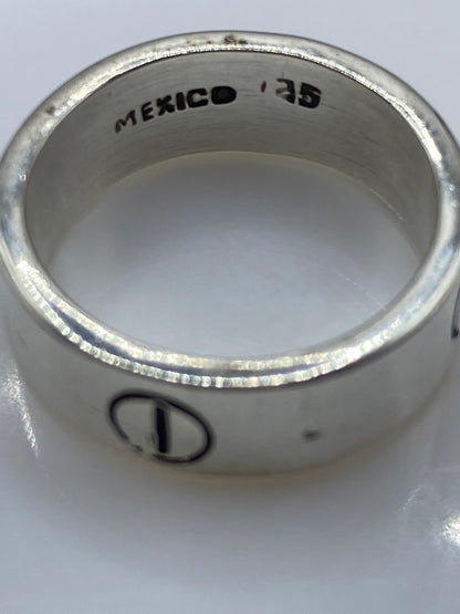Anillo de Plata Sello Minimalista para Hombre — Banda Ancha .925 — foto 5