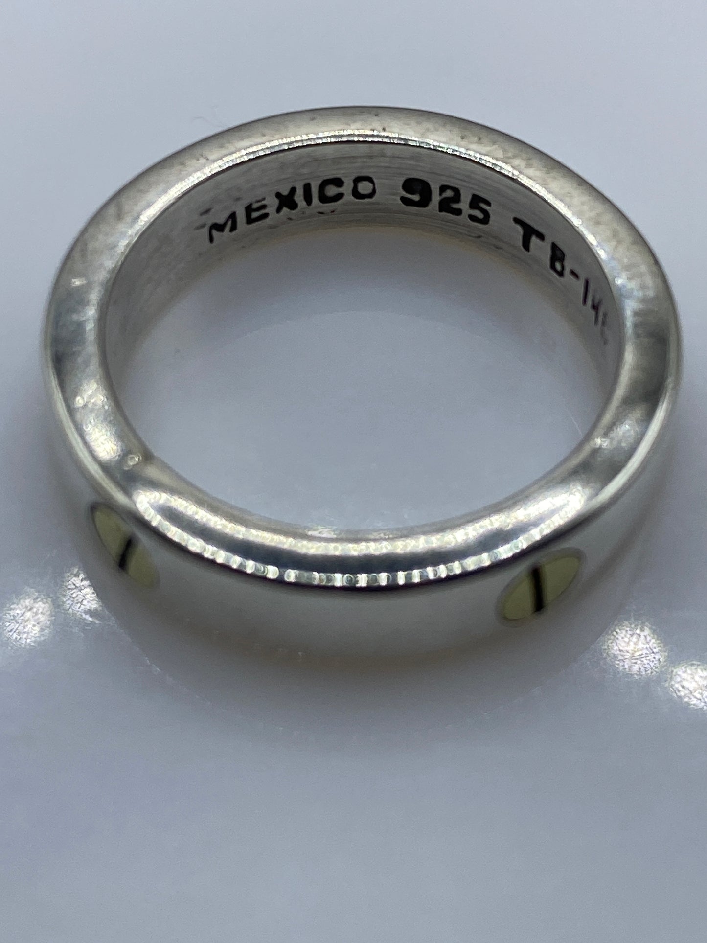Anillo de Plata Sello Pulido Minimalista — Hombre — foto 5