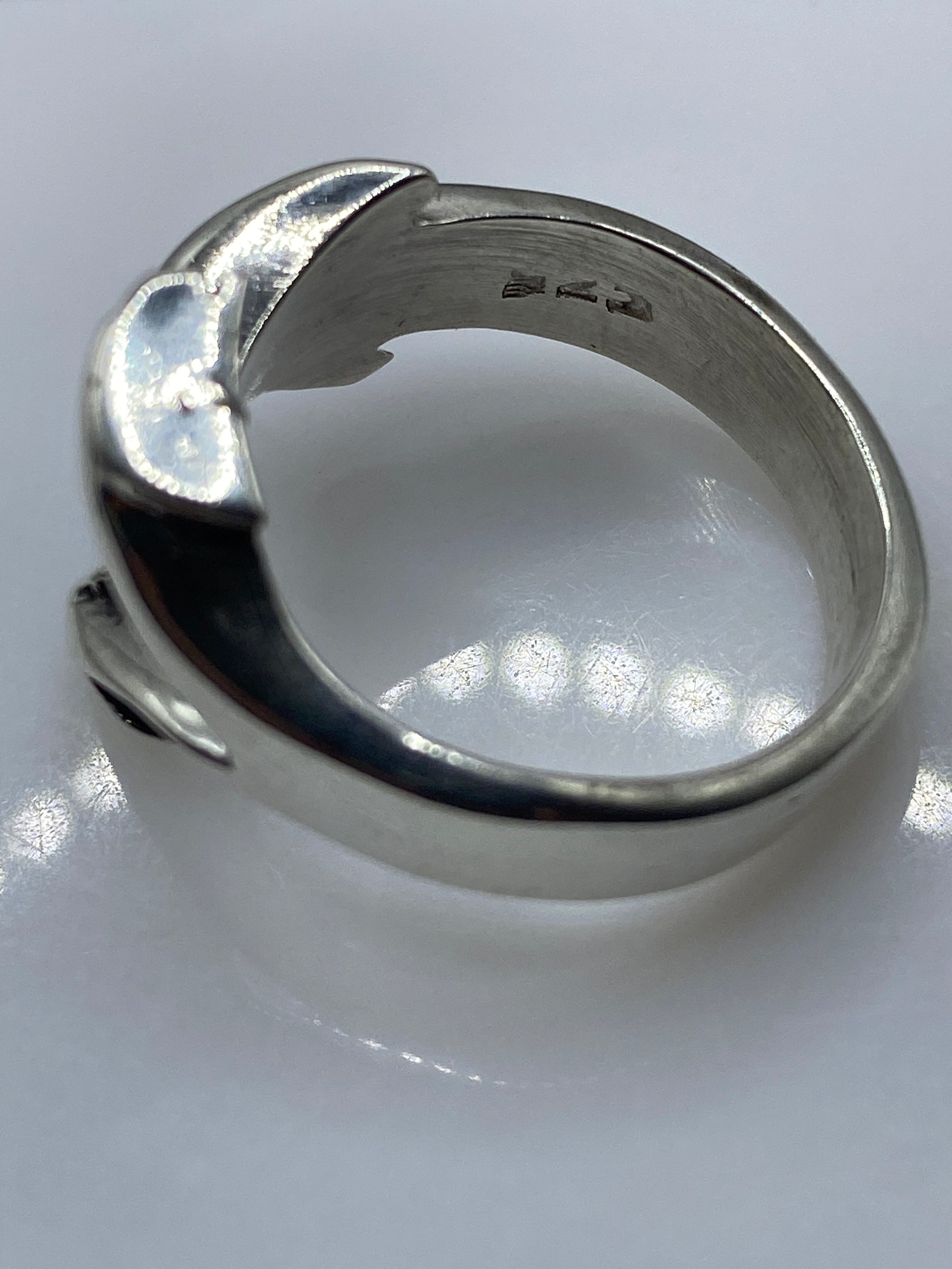 Anillo de Plata Escultural Ajustable — Formas Orgánicas — foto 5