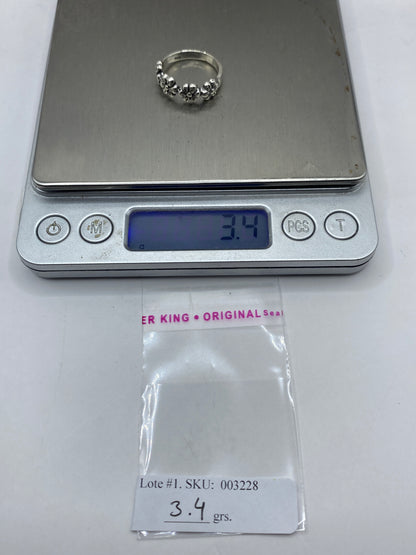 Anillo de Plata Flores Fundidas — Diseño Artesanal Taxco — foto 6