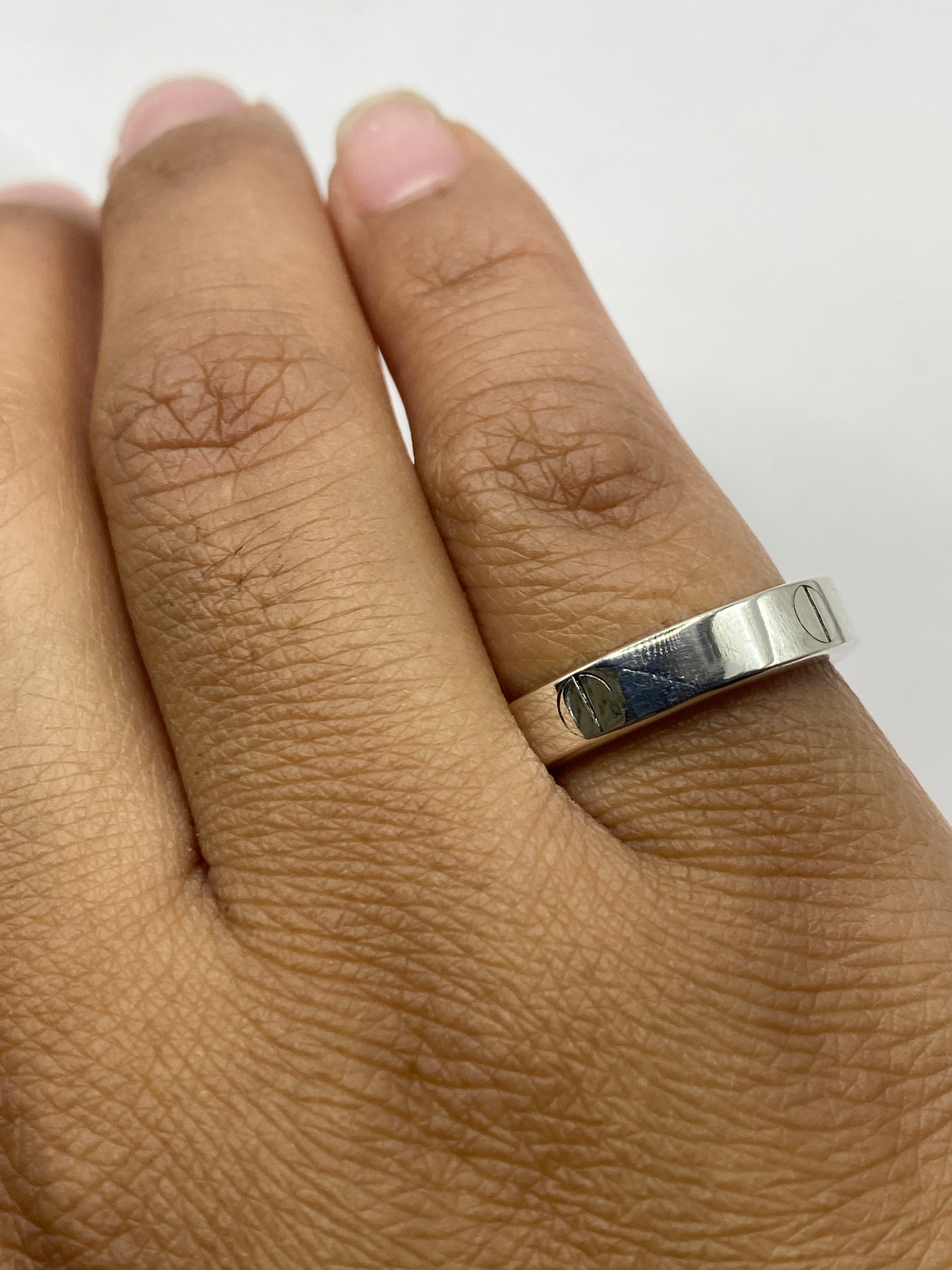 Interior del anillo con sello 925 MEXICO que garantiza la pureza de la plata