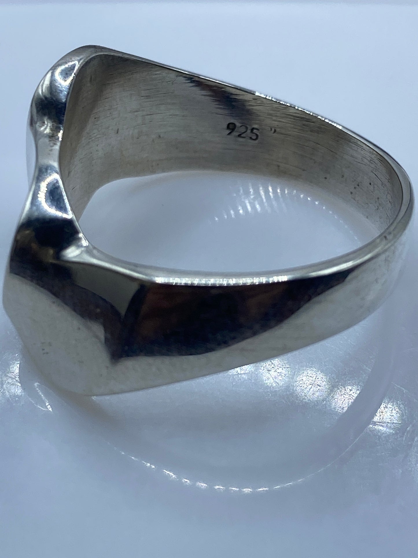 Anillo de Plata Geométrico Minimalista — Banda Lisa — foto 5