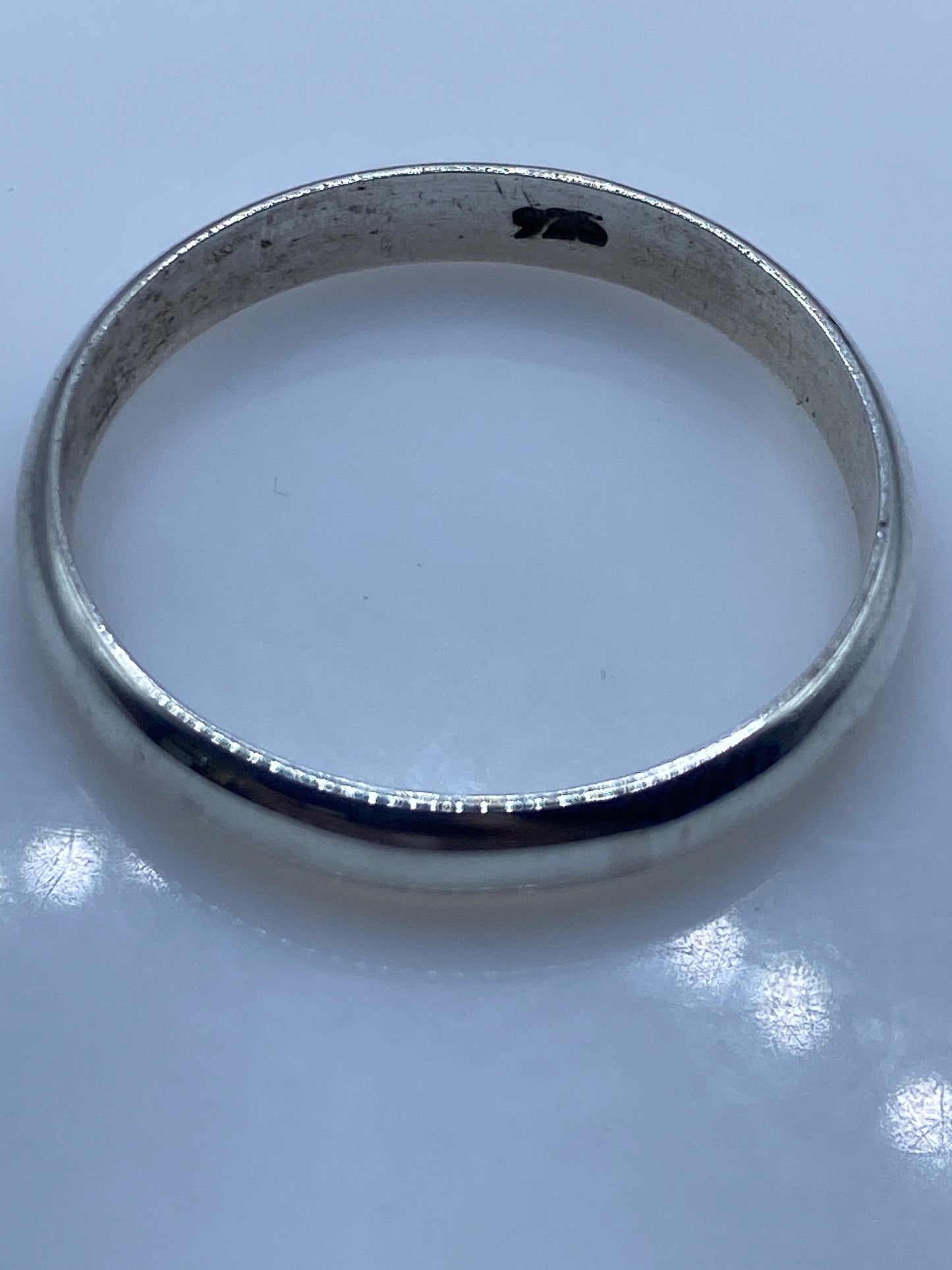 Anillo de Plata .925 Pulida — Banda Lisa Minimalista — foto 5
