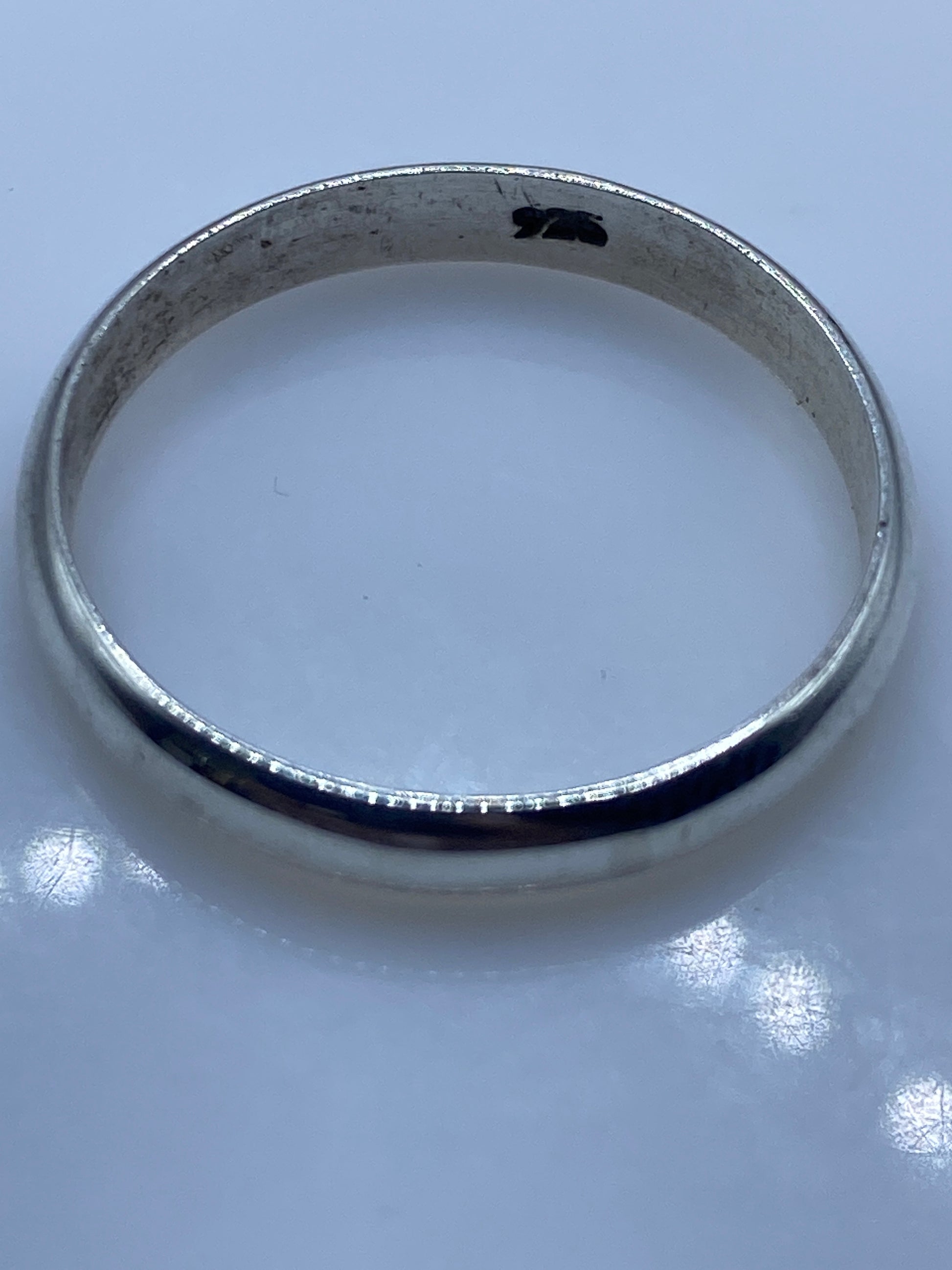 Anillo de Plata .925 Pulida — Banda Lisa Minimalista — foto 5
