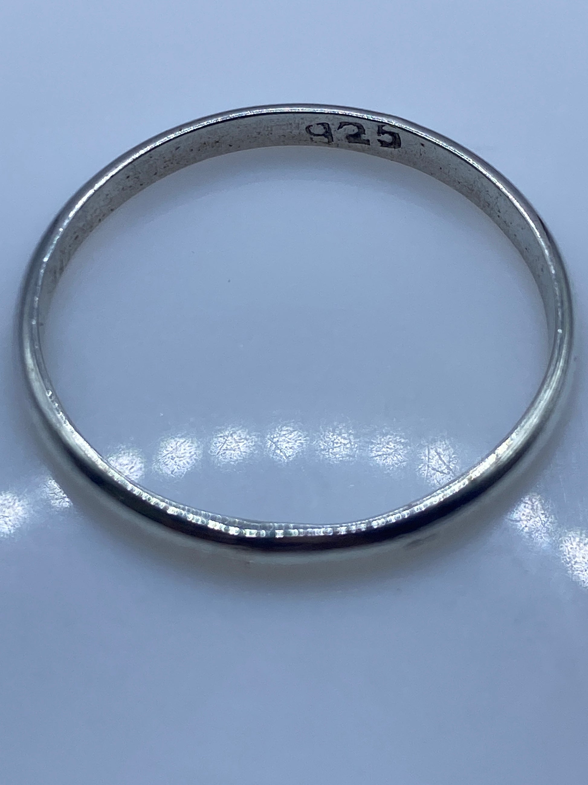 Anillo de Plata Pulido Minimalista — Banda Lisa .925 — foto 5
