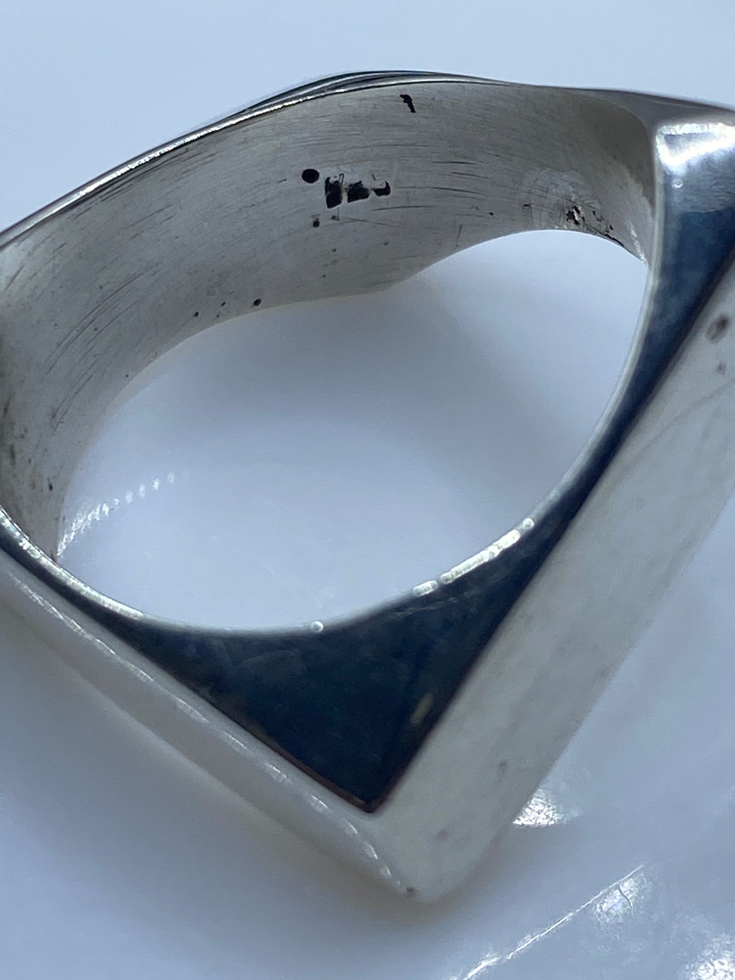 Anillo de Plata Minimalista Geométrico — Banda Pulida .925 — foto 5