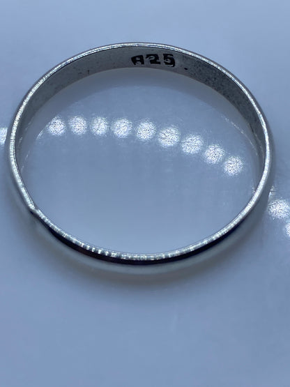 Anillo de Plata Banda Pulida Minimalista — Uso Diario — foto 5