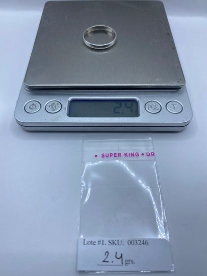 Anillo de Plata Banda Pulida Minimalista — Uso Diario — foto 6