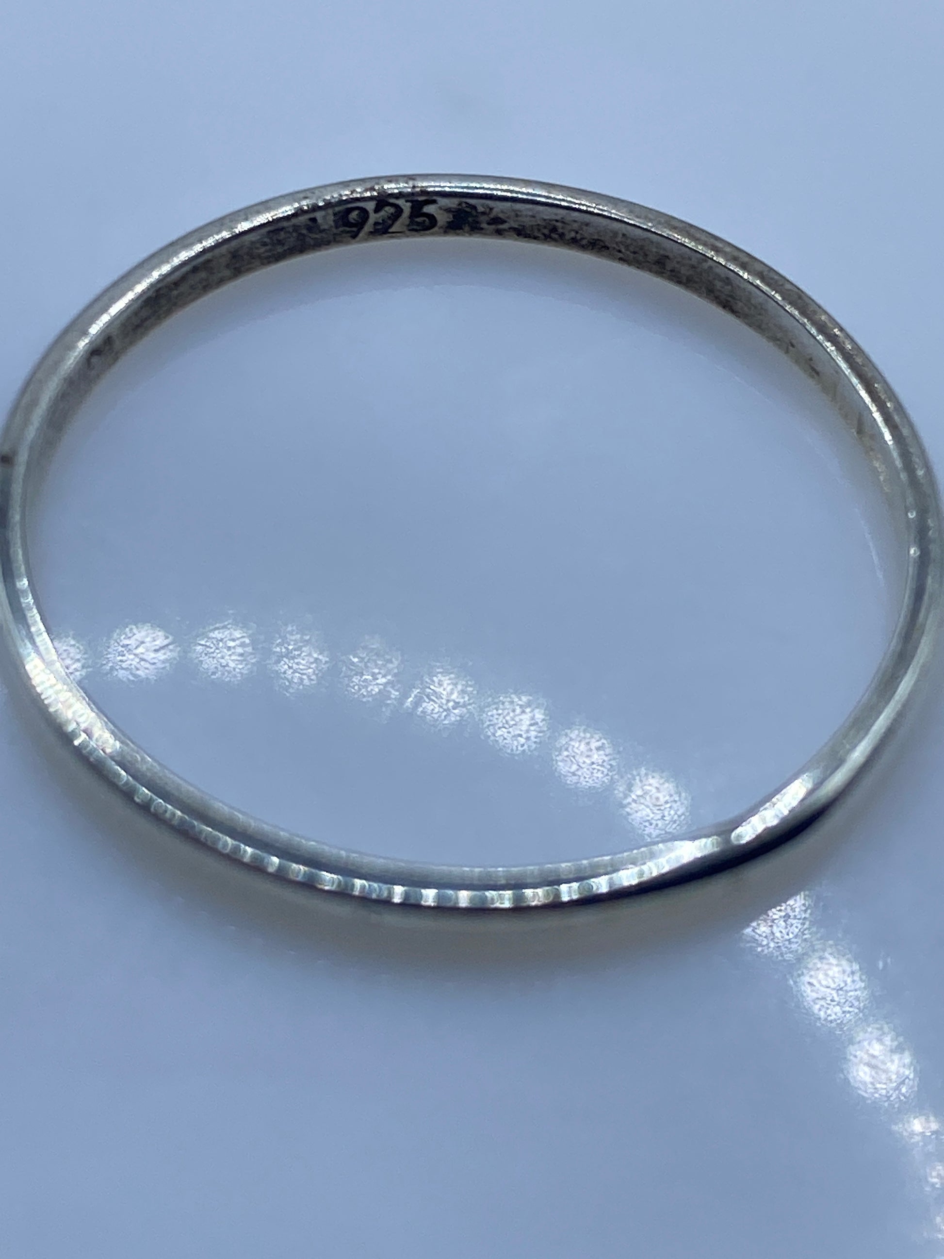 Anillo de Plata Banda Pulida Minimalista — Uso Diario — foto 5