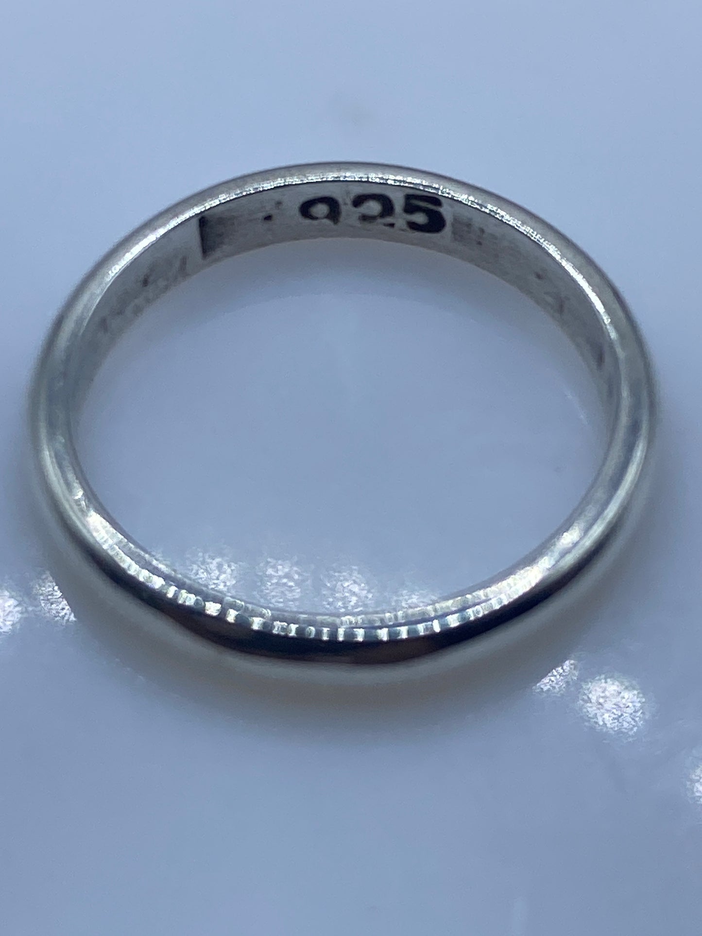 Anillo de Plata Banda Lisa Pulida — Minimalista Diario — foto 5