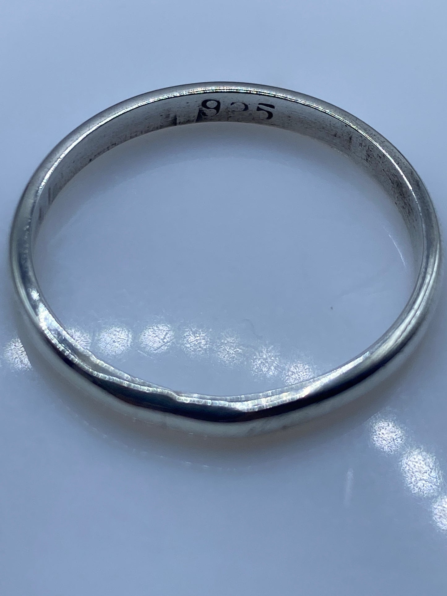 Anillo de Plata Banda Lisa Minimalista — Uso Diario — foto 5