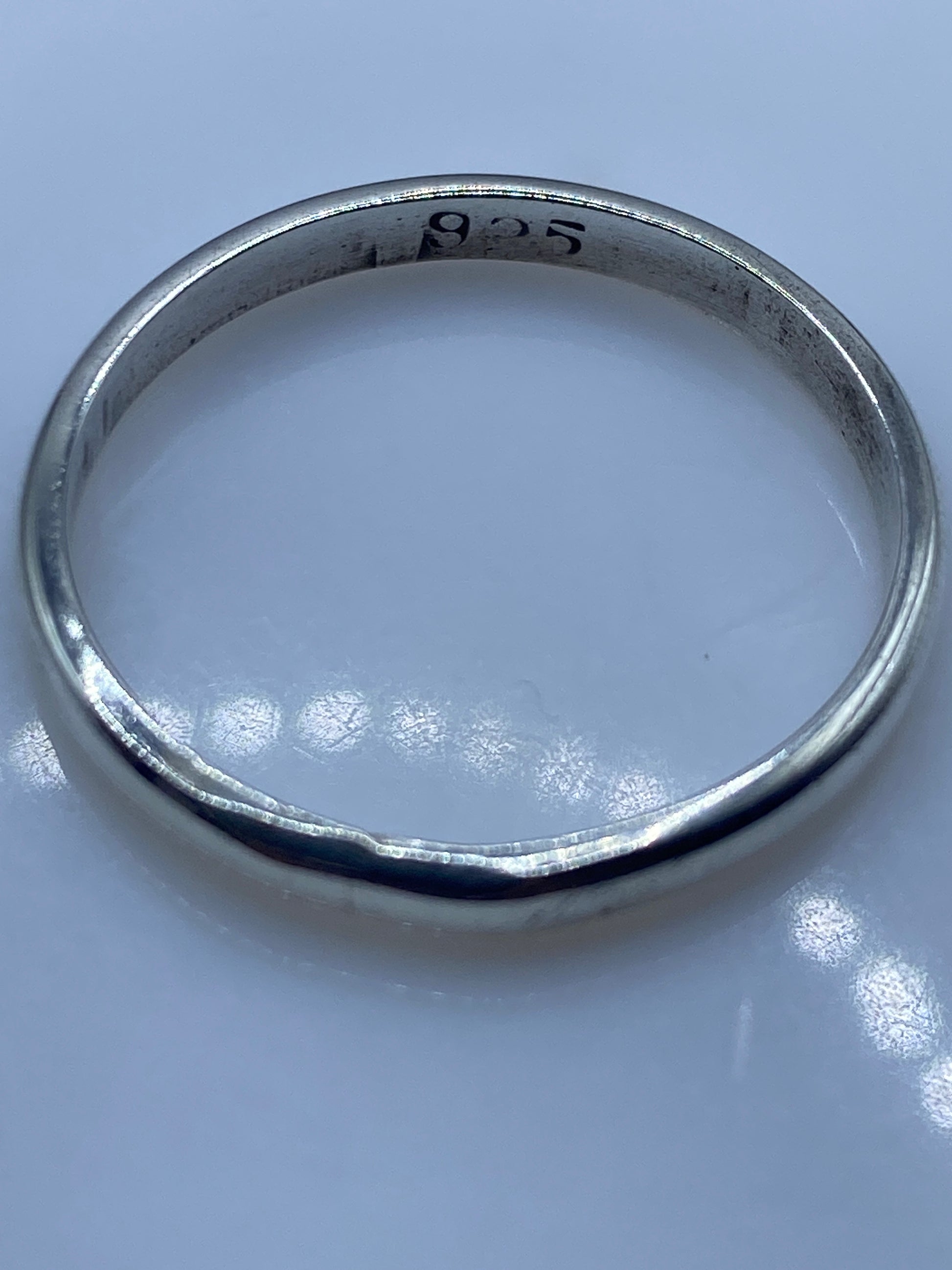 Anillo de Plata Banda Lisa Minimalista — Uso Diario — foto 5