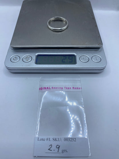 Anillo de Plata Banda Lisa Minimalista — Uso Diario — foto 6