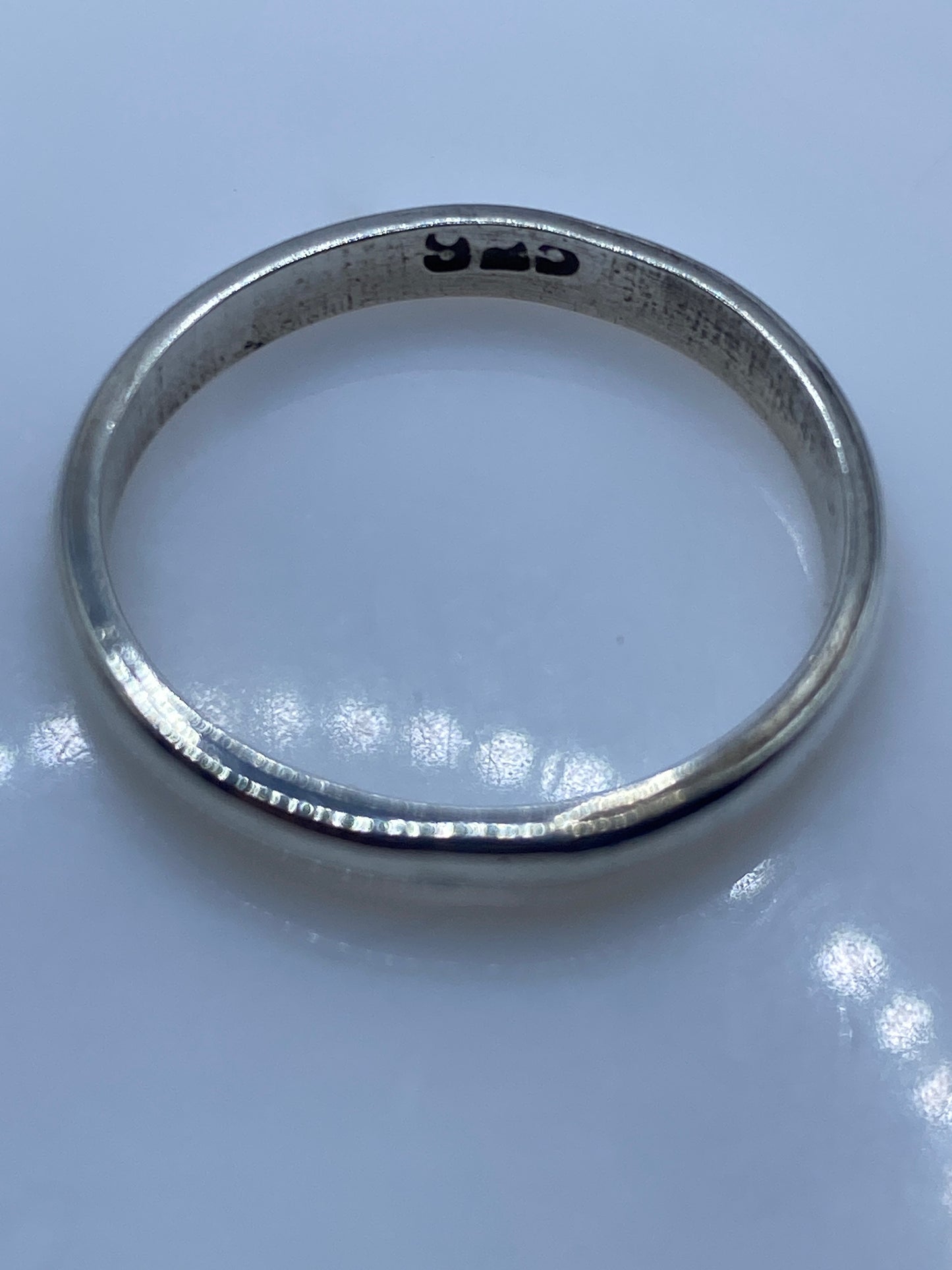 Anillo de Plata .925 Banda Pulida — Minimalista Taxco — foto 5