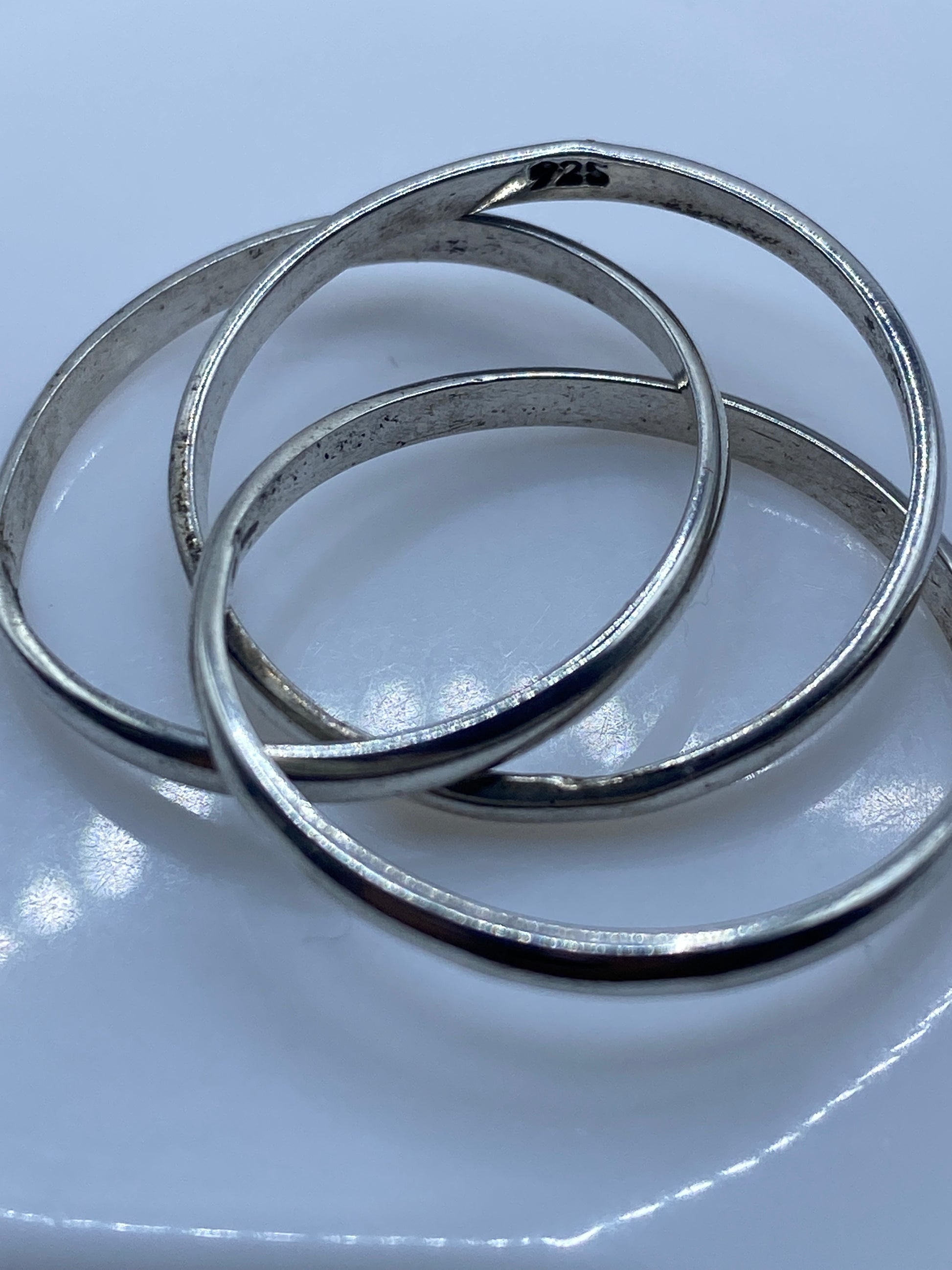 Anillo de Plata Bandas Cruzadas Minimalista — Taxco .925 — foto 5