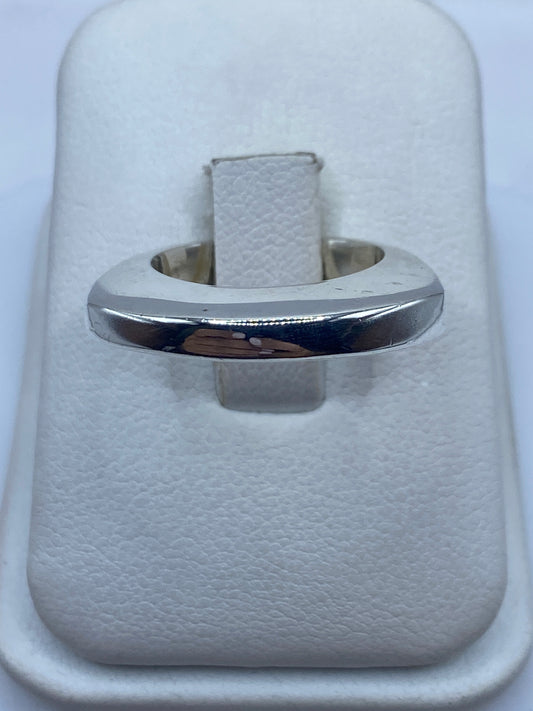 Anillo de Plata Pulida Minimalista — Banda Lisa .925 — foto 1