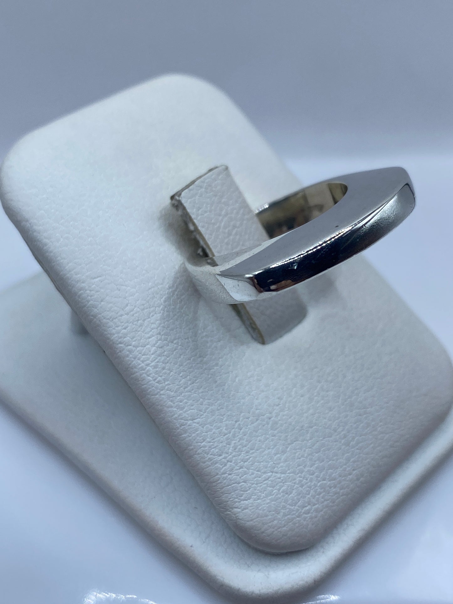 Anillo de Plata Pulida Minimalista — Banda Lisa .925 — foto 2