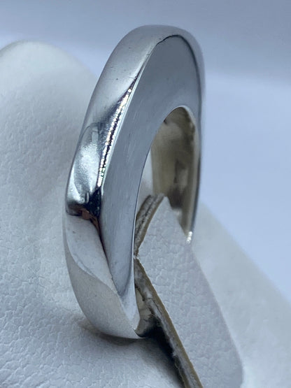 Anillo de Plata Pulida Minimalista — Banda Lisa .925 — foto 3