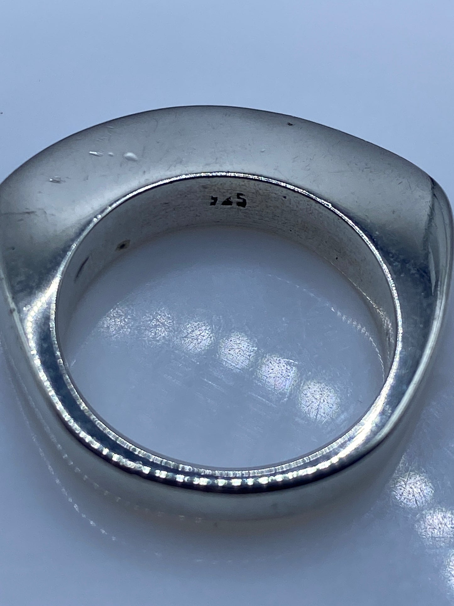 Anillo de Plata Pulida Minimalista — Banda Lisa .925 — foto 5