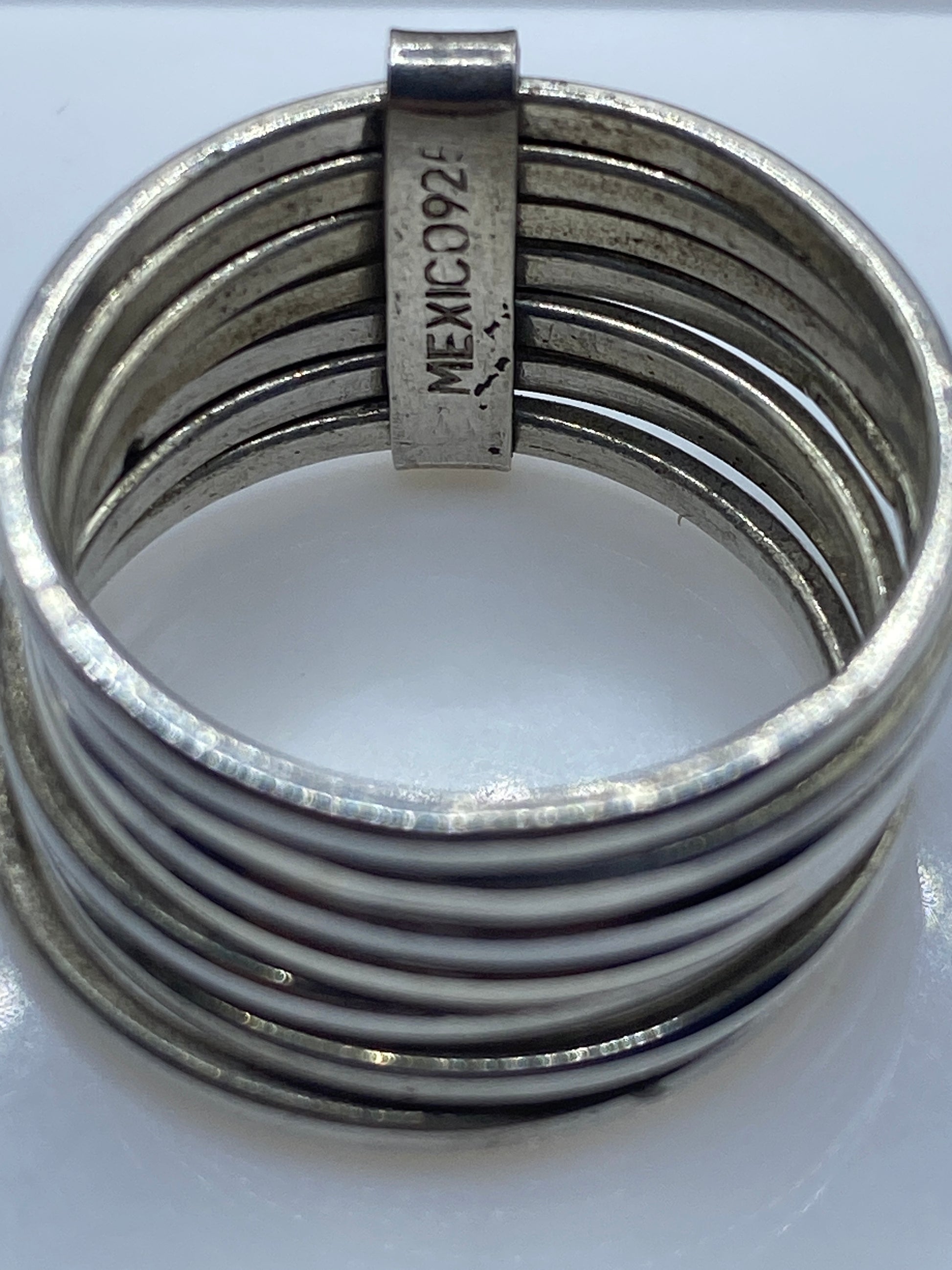 Anillo de Plata Bandas Paralelas Minimalista — Talla 9 — foto 5
