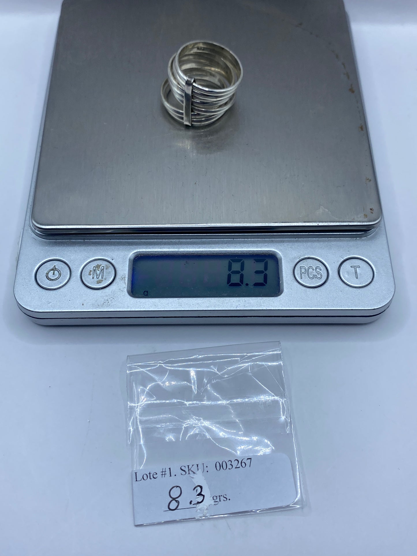 Anillo de Plata Apilable Bandas Lisas — Minimalista — foto 6