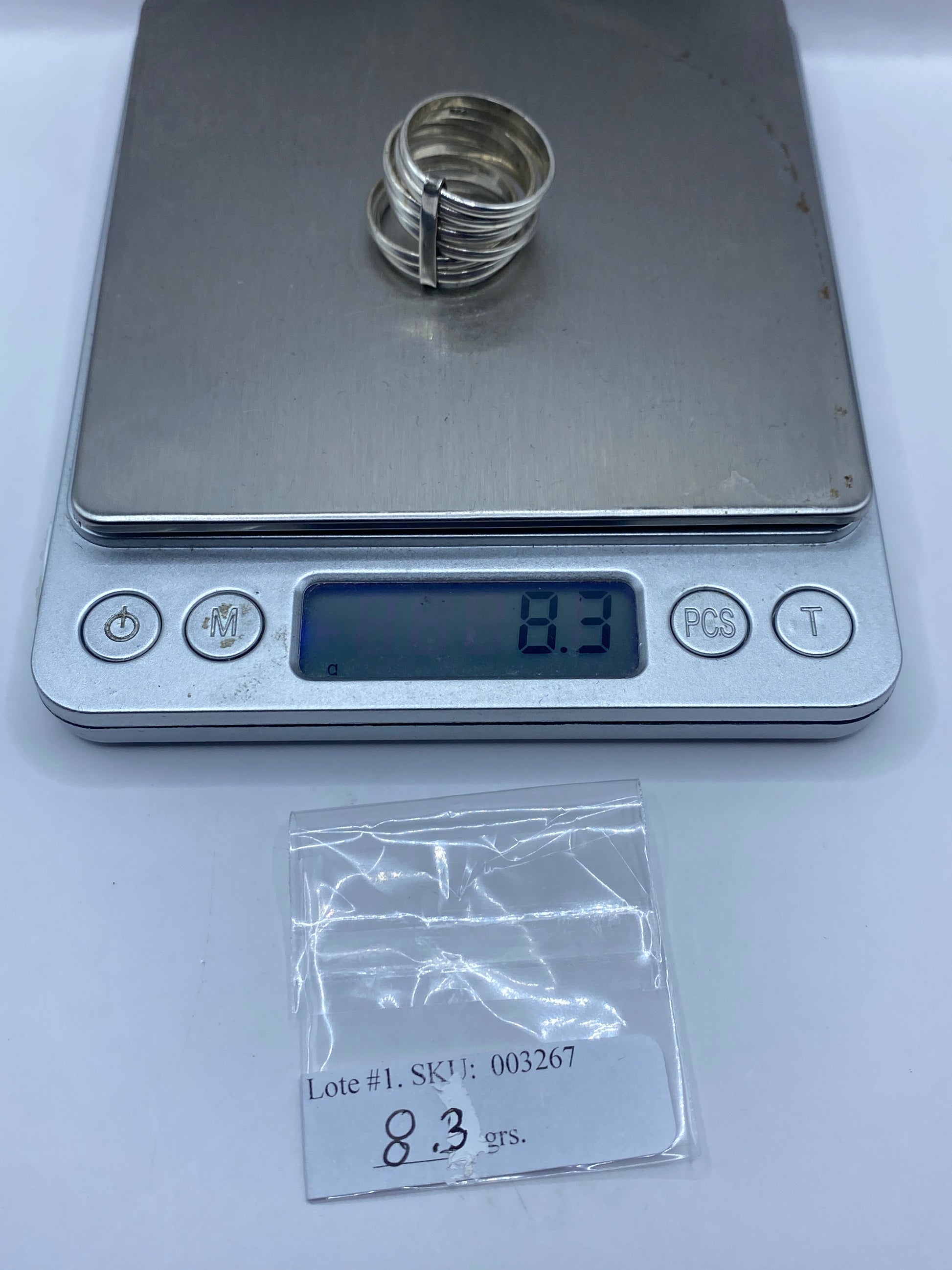 Anillo de Plata Apilable Bandas Lisas — Minimalista — foto 6
