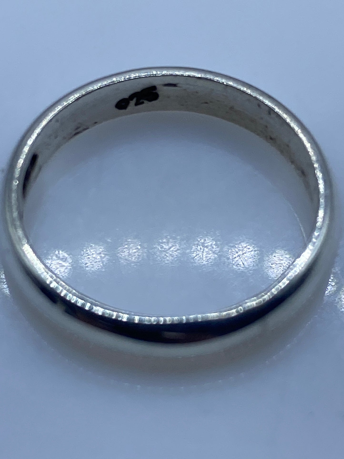 Anillo de Plata Banda Lisa Pulida — Minimalista .925 — foto 5