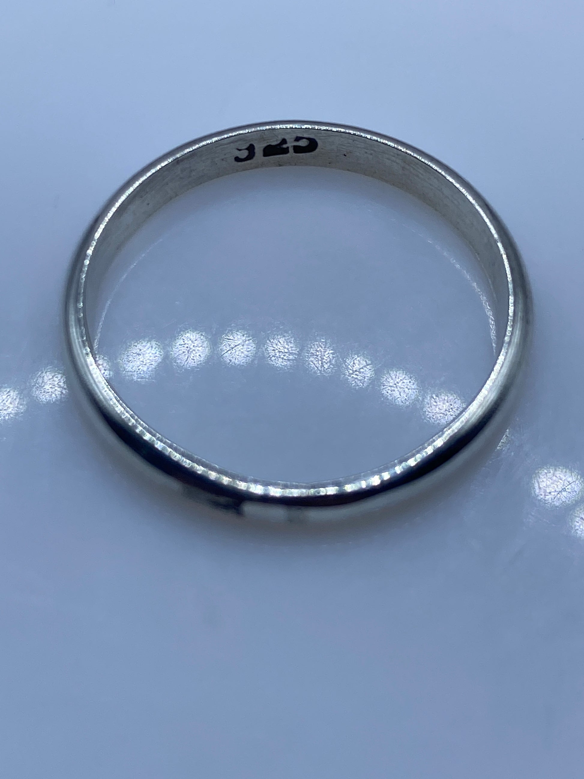 Anillo de Plata Banda Lisa Pulida — Minimalista — foto 5
