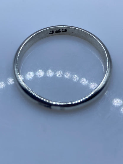 Anillo de Plata Banda Lisa Pulida — Minimalista — foto 5