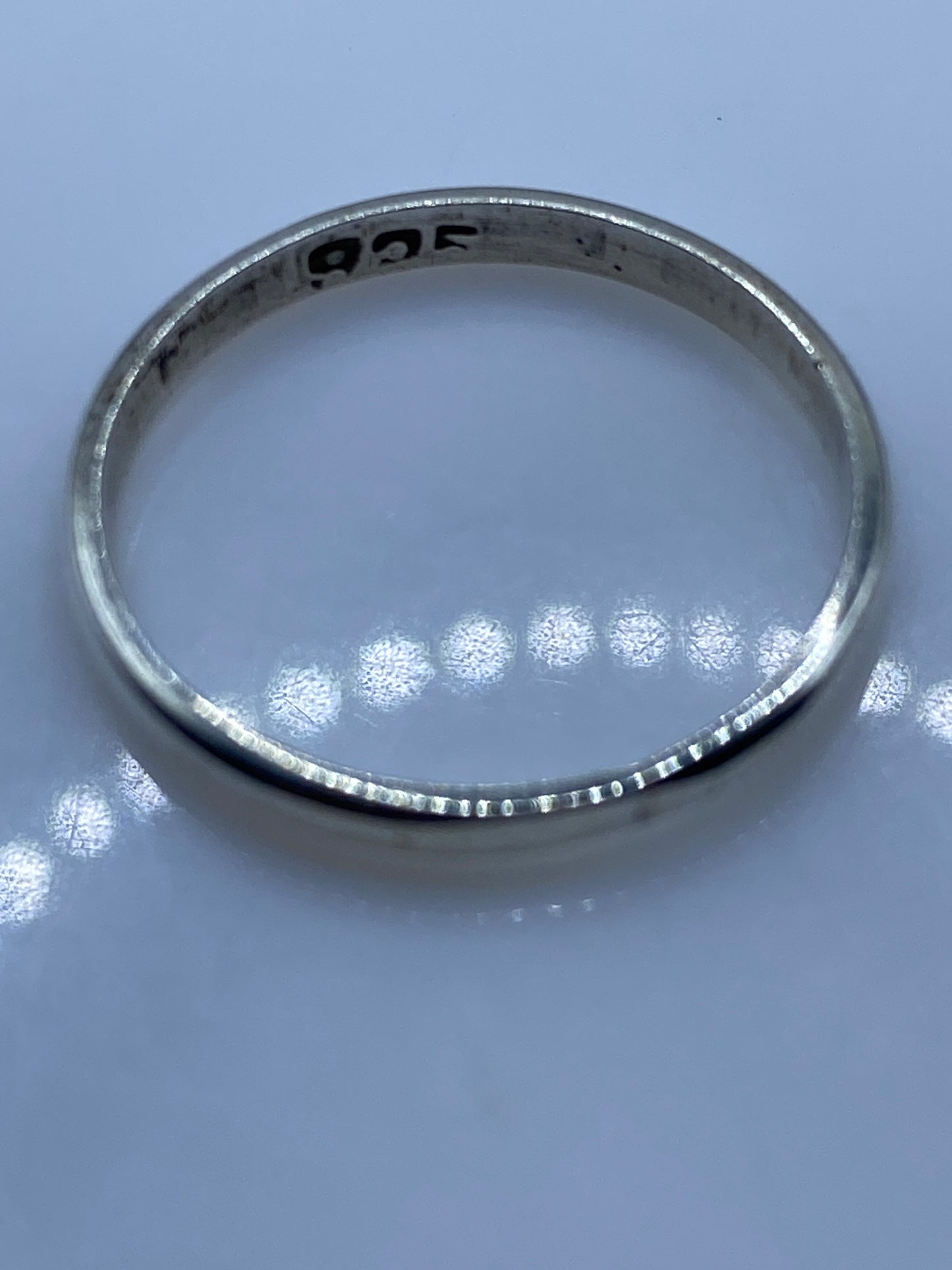 Anillo de Plata Banda Lisa Pulida — Minimalista .925 — foto 5