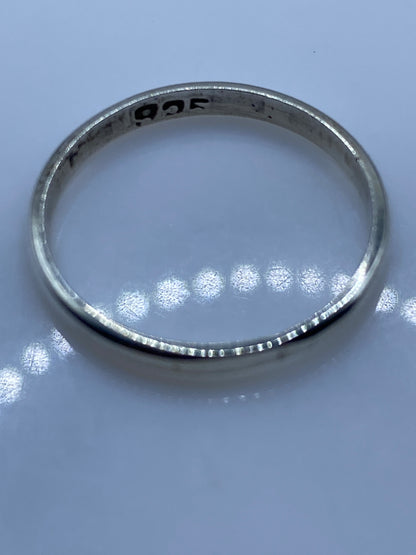 Anillo de Plata Banda Lisa Pulida — Minimalista .925 — foto 5