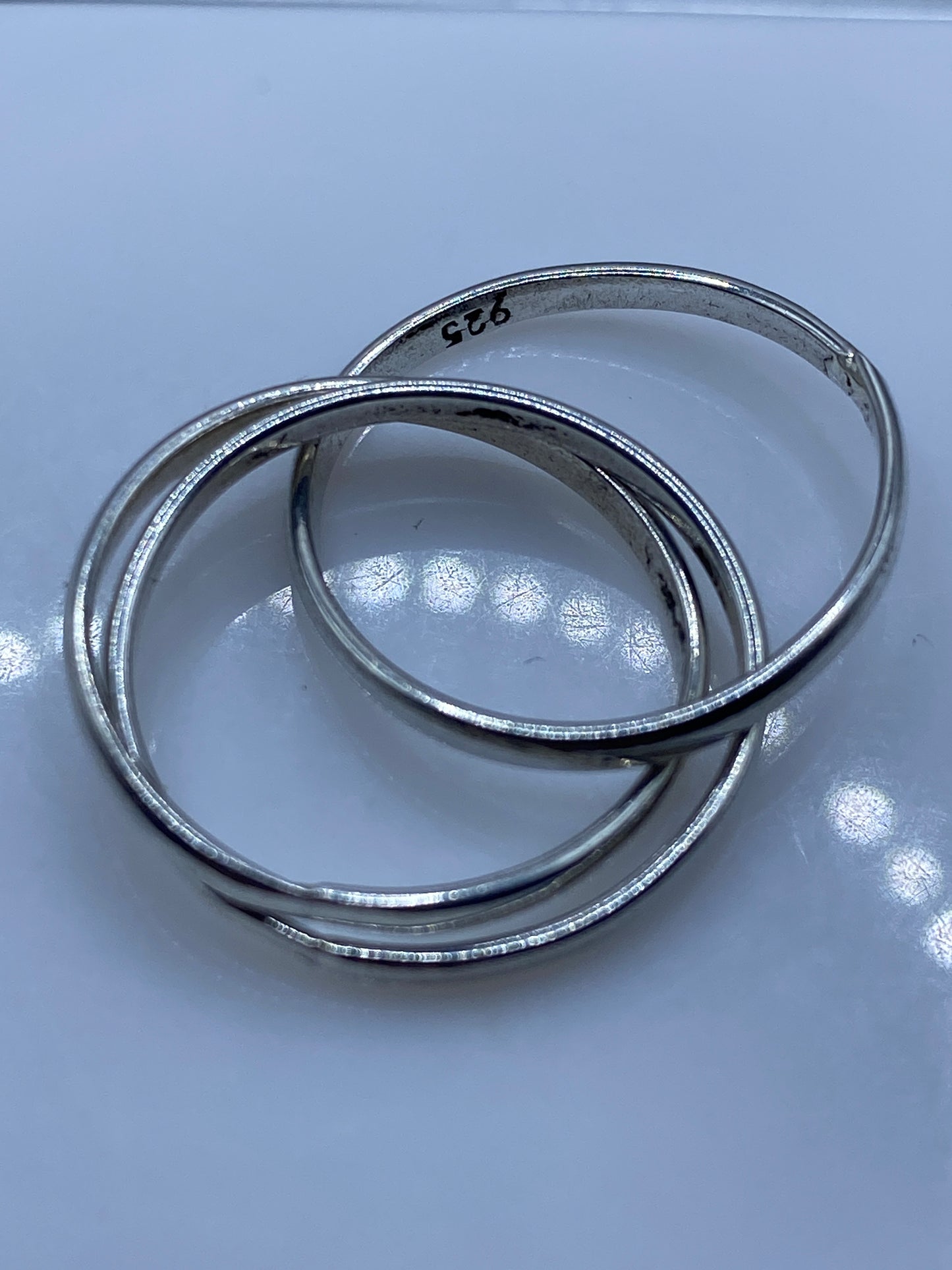 Anillo de Plata Bandas Entrelazadas — Minimalista Taxco — foto 5