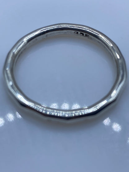 Anillo de Plata Banda Pulida Minimalista — Uso Diario — foto 5