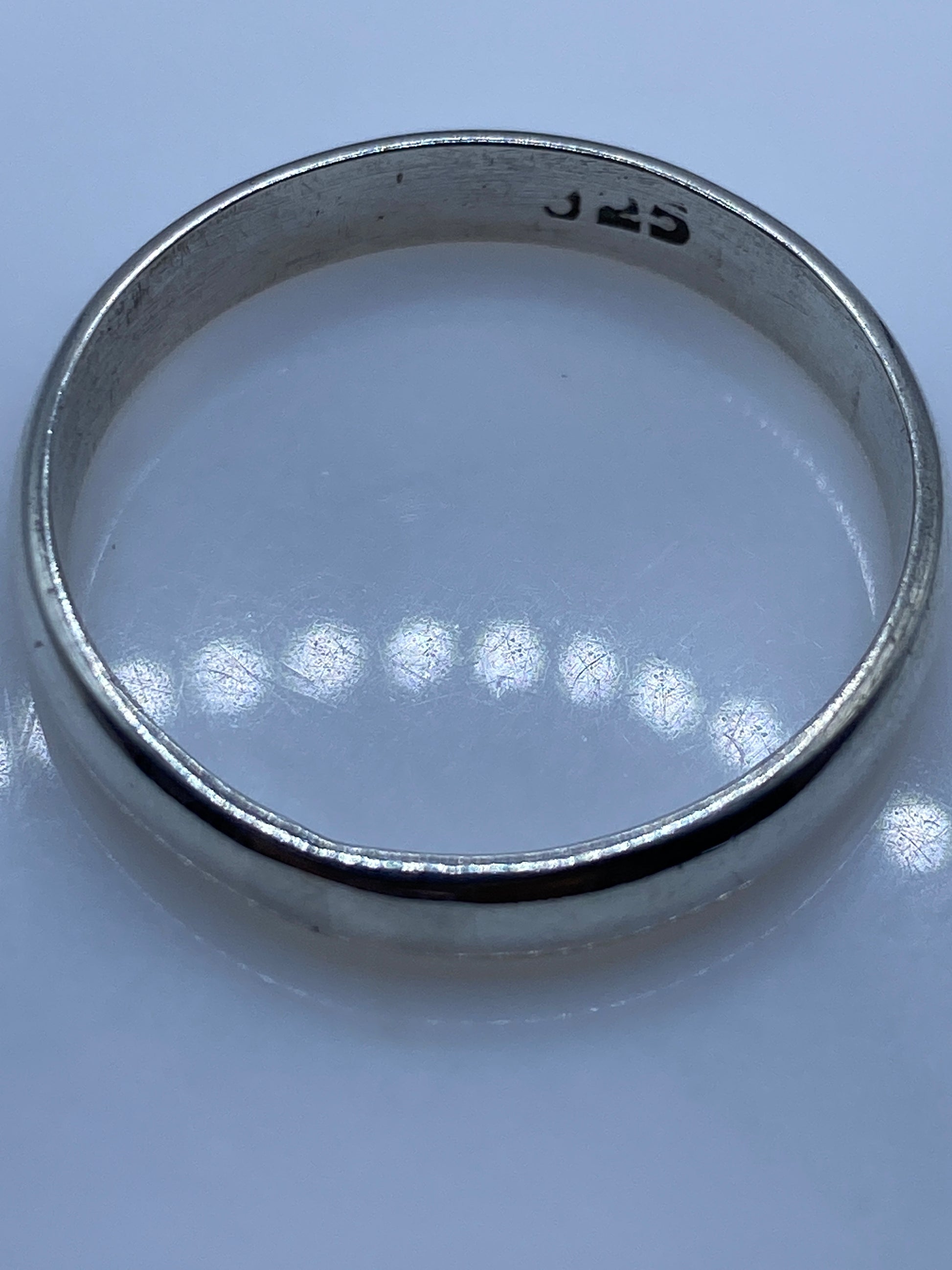 Anillo de Plata Banda Lisa Pulida — Unisex Taxco — foto 5