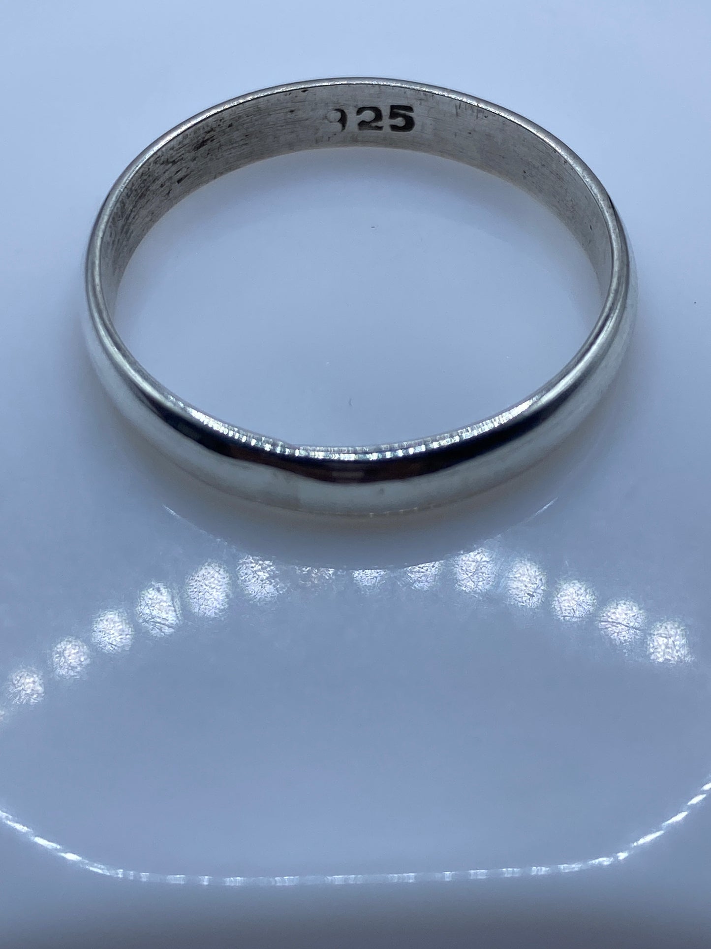 Anillo de Plata Banda Lisa Pulida — Minimalista Diario — foto 5