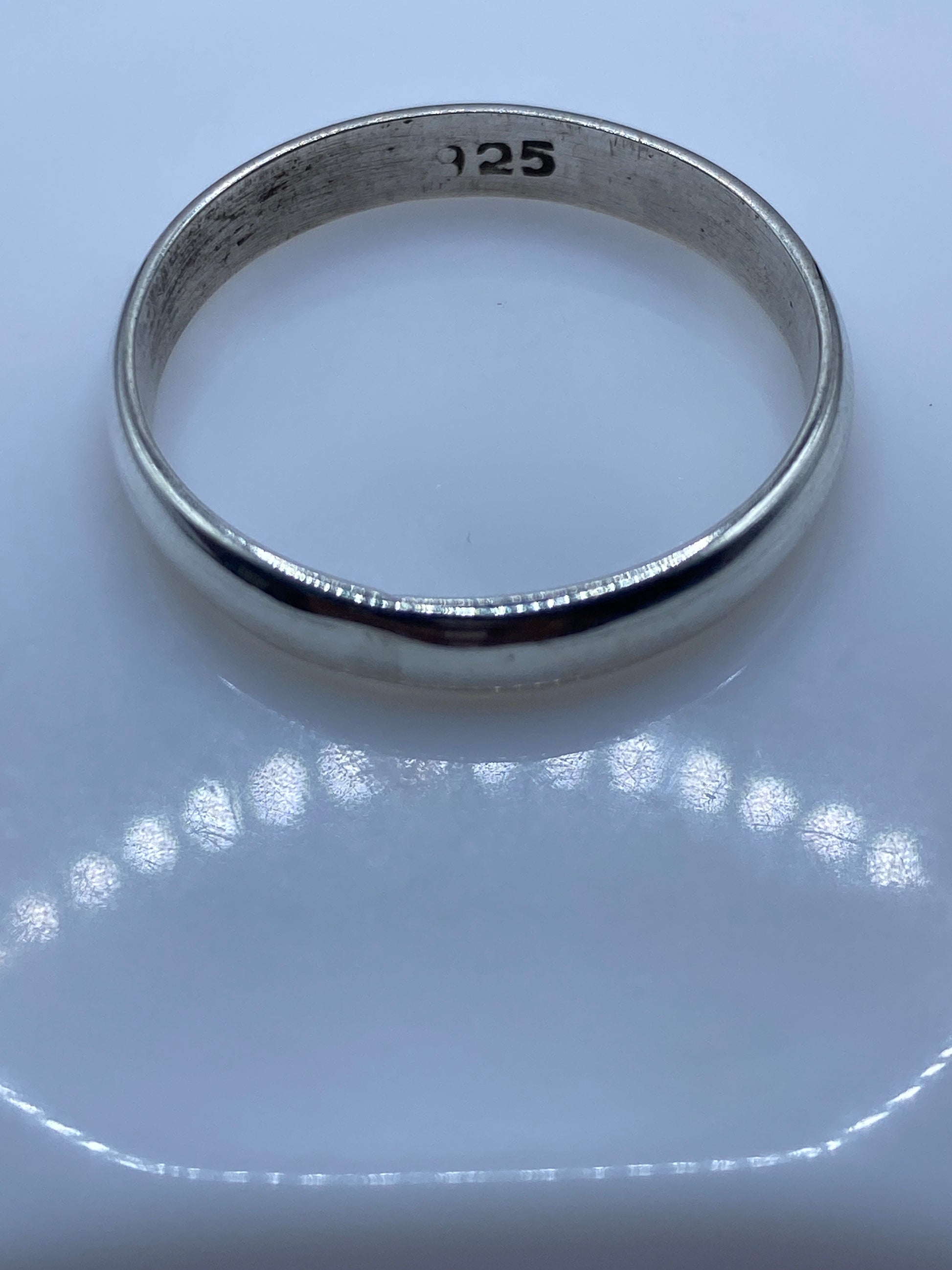 Anillo de Plata Banda Lisa Pulida — Minimalista Diario — foto 5