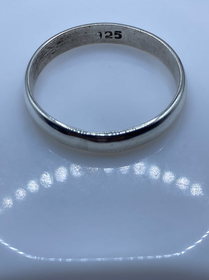 Anillo de Plata Banda Lisa Pulida — Minimalista Diario — foto 5