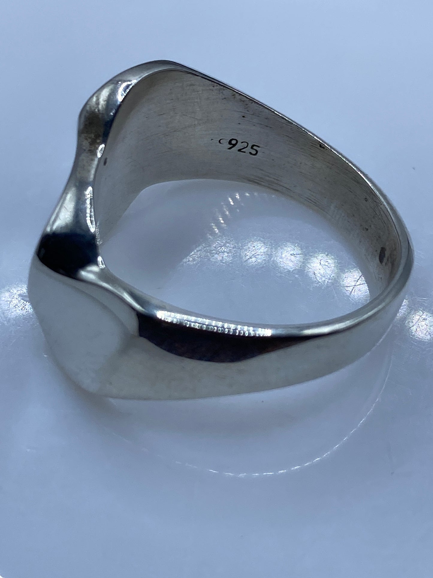 Anillo de Plata Pura Forma Orgánica Fluida — foto 5