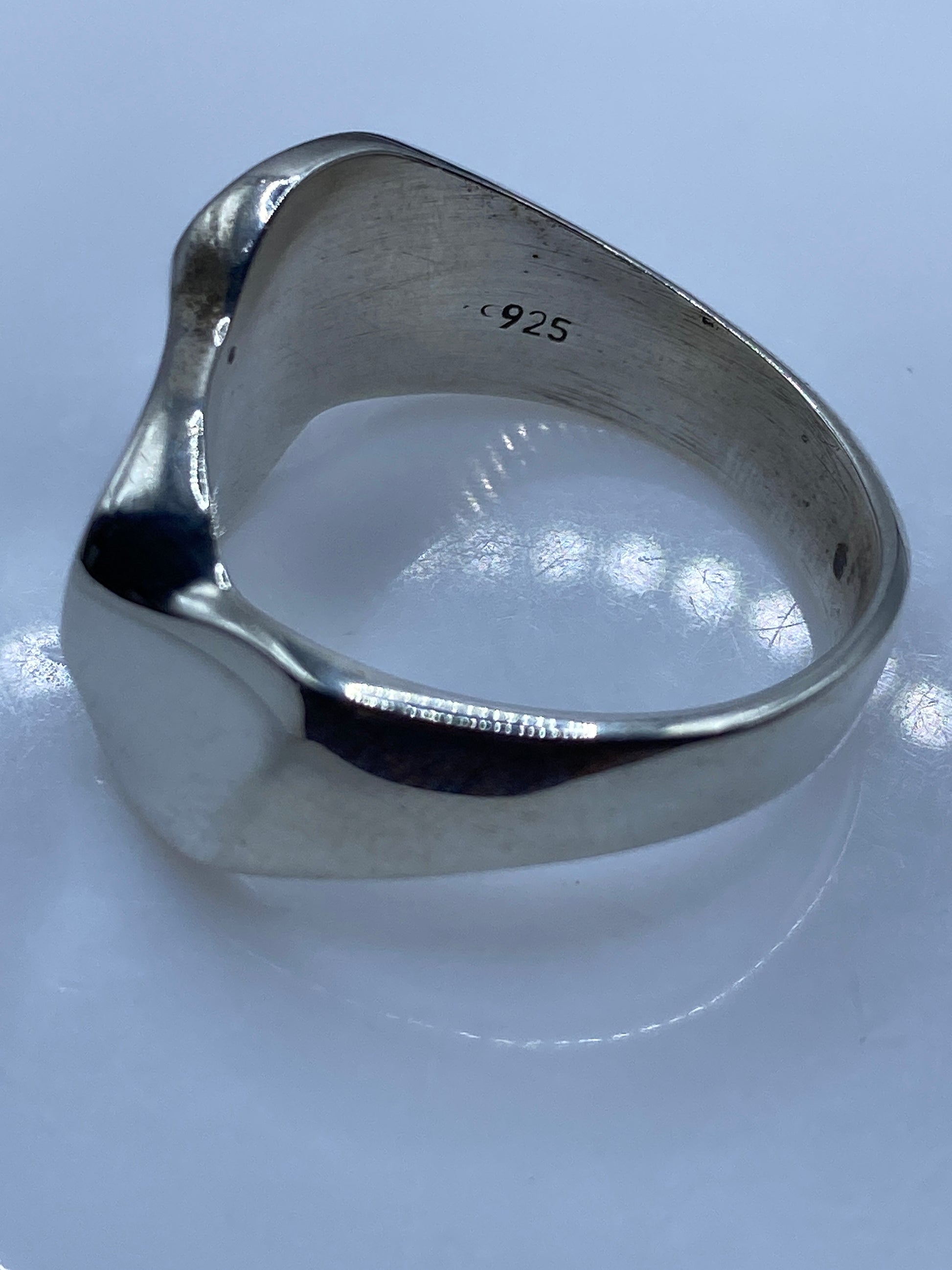 Anillo de Plata Pura Forma Orgánica Fluida — foto 5