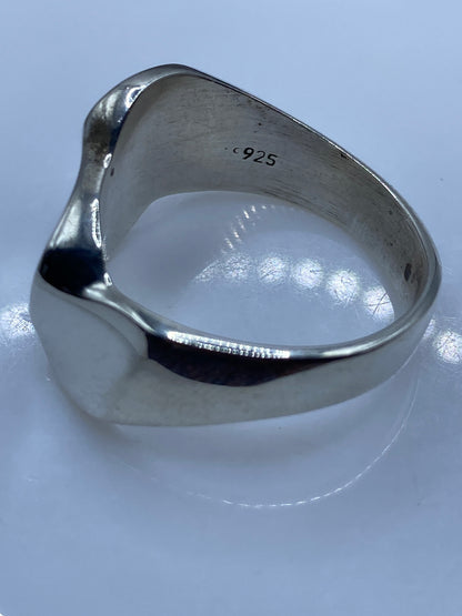 Anillo de Plata Pura Forma Orgánica Fluida — foto 5