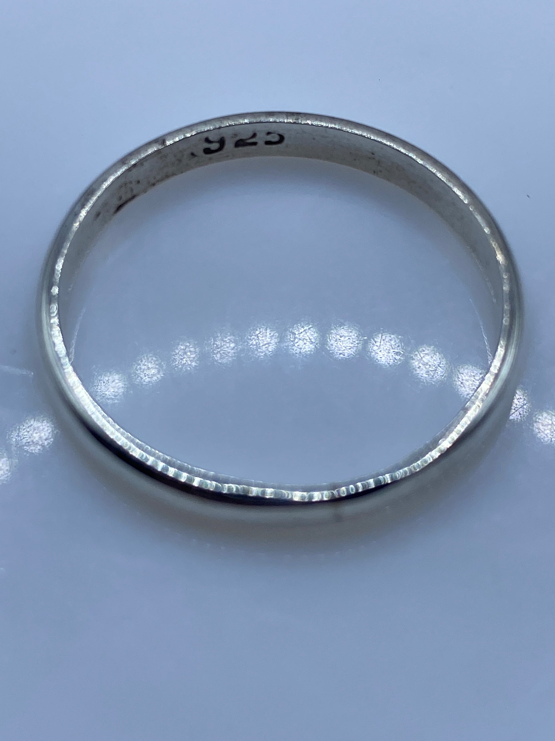 Anillo de Plata Banda Lisa Pulida — Unisex Minimalista — foto 5