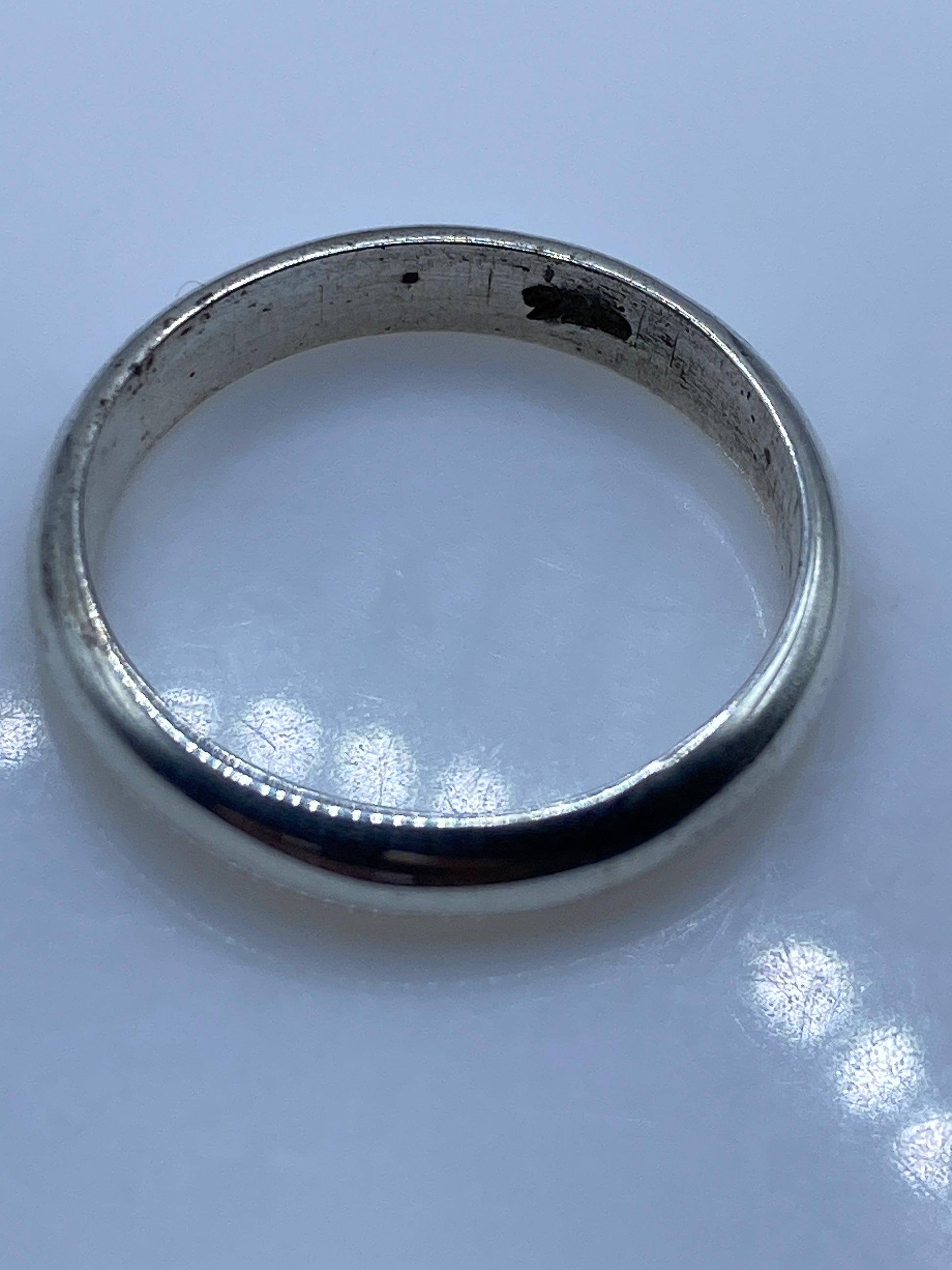 Anillo de Plata Banda Lisa Pulida — Minimalista — foto 5