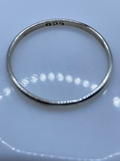 Anillo Banda Plata Minimalista Pulido .925 — Uso Diario — foto 5